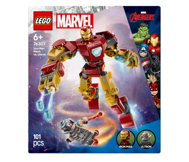 LEGO Marvel 76307 Mech Iron Mana kontra Ultron - 1284140 - zdjęcie 9